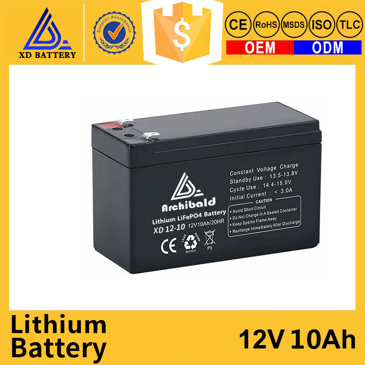 Quality 9000 Cycle Life 12v 10ah Lithium Ion RV Battery With Bms  replacement for sale