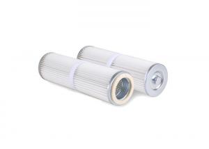 Quality Polyester Spunbond Dust Filter Cartridge Galvanized Steel Inner Core for sale