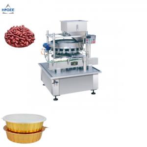 Quality Good taste bowl type oatmeal wheat grain filling and sealing machine line for sale