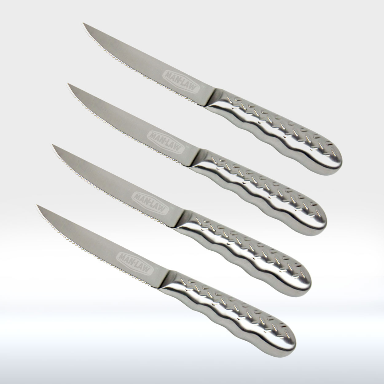 China 4 PCS BBQ Tools 10 Length Kitchen Stainless Steel Carving Knife Set on sale