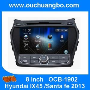 Quality Ouchuangbo Car DVD Radio Stereo System for Hyundai IX45 /santa fe 2013 GPS Navi Bluetooth for sale