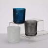 Buy cheap Soda Lime Embossed Glass Candle Vessels Round Candle Holder from wholesalers