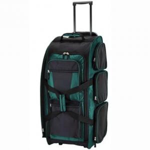 Quality Outdoor Wheeled Luggage Travel Trolley Bags Multi Pocket Polyester for sale