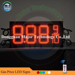 Quality Double Side Remote Control Outdoor LED Gas Station Price Signs  with Light Box for sale