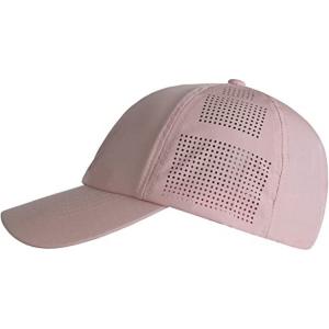 Quality 100% Polyester Printed Baseball Caps Curve Brim Laser Cut Hole Perforated Sport Hip Hop for sale