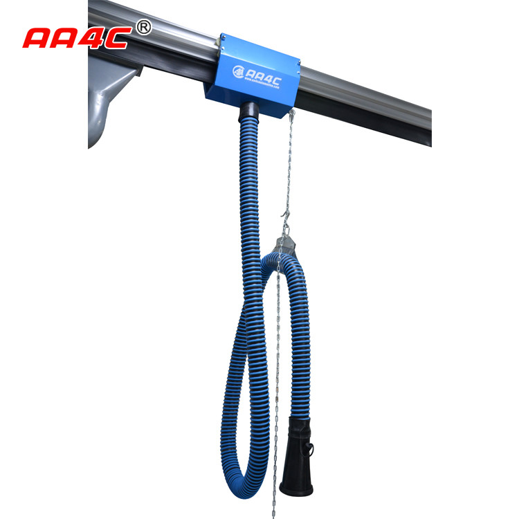 Quality 220V-240V Vehicle Exhaust Extraction System 8m Hose Car Exhaust Fume Extractor for sale