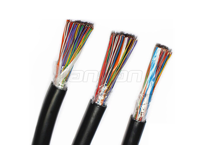 Quality Outdoor Bare Copper Cat3 Telephone Cable / Cat3 25 Pair Cable For Communication for sale