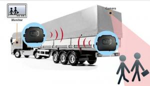 Quality Wireless Truck trailer rear view back up parking monitor systems 100 meters transfer range for sale