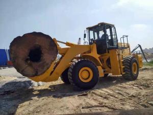 Quality Hydraulic Transmission 10 12 15 20T Wood Timber Log Loader for sale