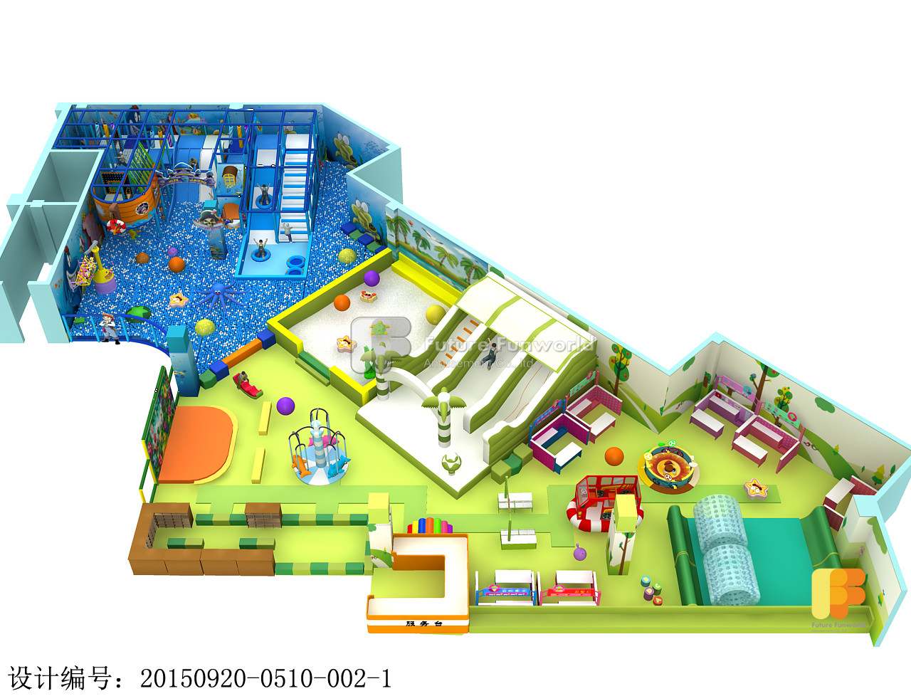 Quality Pirate Theme Project for Kids Indoor Playground FF-20150920-0510-002-1 for sale