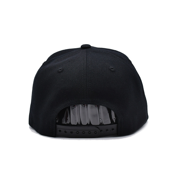 Classic Snapback Hat Blank Cap Underbrim Cotton Wool Blend Flat Visor Adjustable Unisex