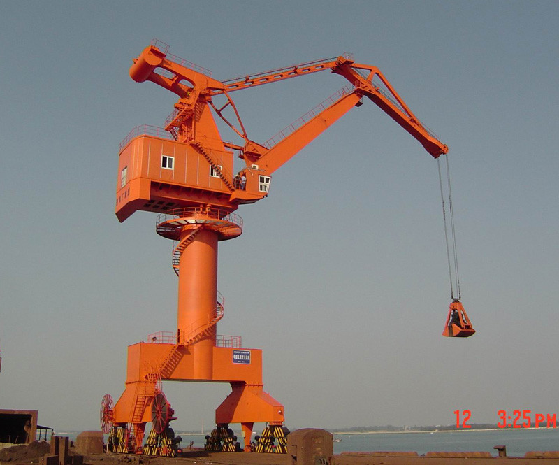 Quality 160kw 20T 30M Cargo Lifting Harbour Crane For Vessel for sale