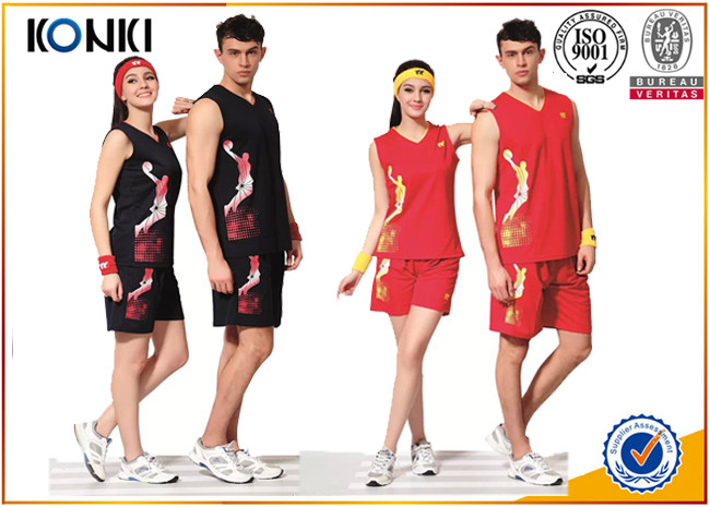 Quality Basketball Vest / Shorts Custom Sports Uniform Multi Color For Basketball Player for sale