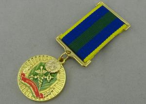 Quality Zinc Alloy Custom Awards Medals Die Casting with Transparent Enamel for sale