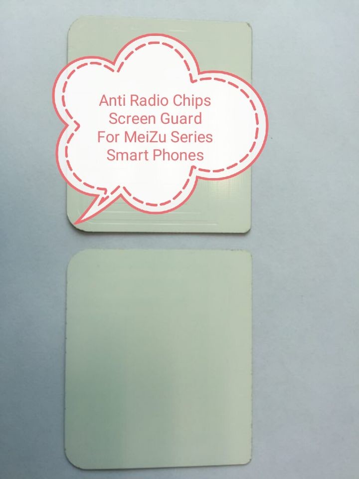 Quality CE Certificated Cell Phone Radiation Protection Chip Screen Guard For Meizu Smart Phones for sale