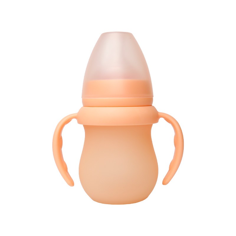 Quality Soft Nipple 260ml Silicone Baby Milk Bottle Anti Choking Anti Flatulence for sale