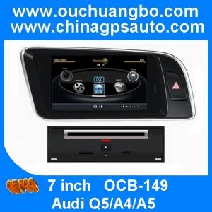 Quality Ouchuangbo A8 Chipset Navi Multimedia gps radio Audi Q5 /A4 /A5 Car S100 Platform BT MP3 for sale
