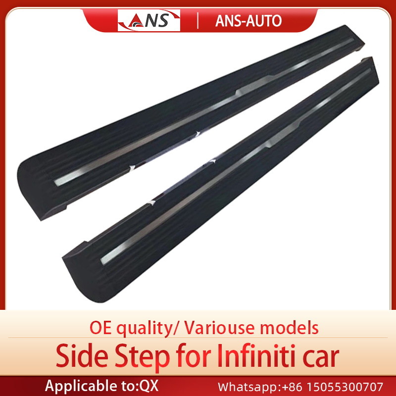 Quality INFINIT QX Carbon Steel Vehicle Running Board Side Step Corrosion Resistant for sale