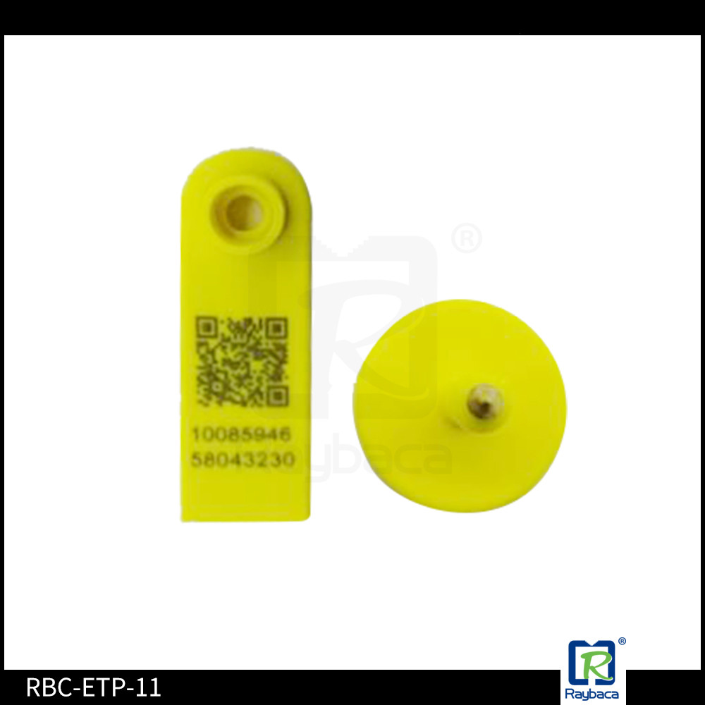 Quality Goat RFID Animal Ear Tags , Two Pieces Livestock Tracking Tag ETP11 for sale