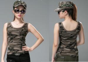 Quality Comfortable Army Military Dress Uniforms , Sex Womens Camo Vest for sale