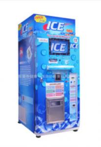 Quality Restaurant Commercial Ice Vending Machine Charged By Coin / Note CE Approval for sale