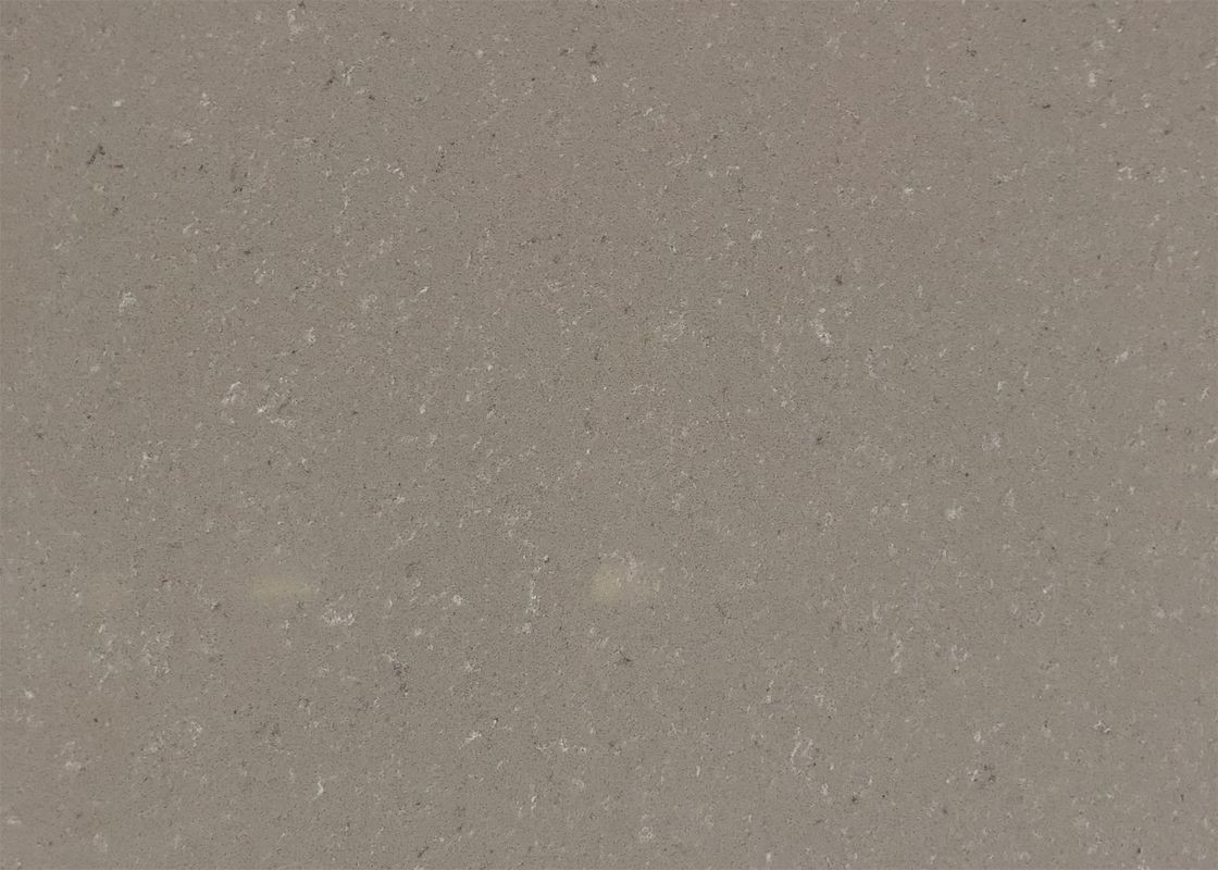 Quality High Density Brown Quartz Stone Engineered Stone Countertops Anti Faded for sale