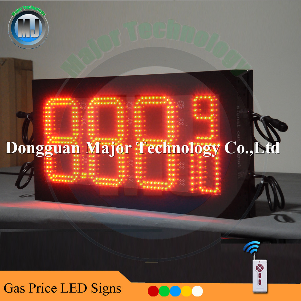 Quality Double Side Remote Control Outdoor Led Gas Station Price Sign Led Digital Number Sign for sale