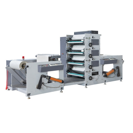 Quality 3PH 50HZ 4 Colour Flexo Printing Machine CE Certificate for Packaging Materials for sale