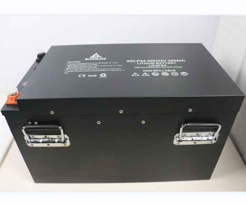 Quality Solar System Deep Cycle Lifepo4 24v 300ah Lithium Ion Battery With Mobile Monitoring for sale