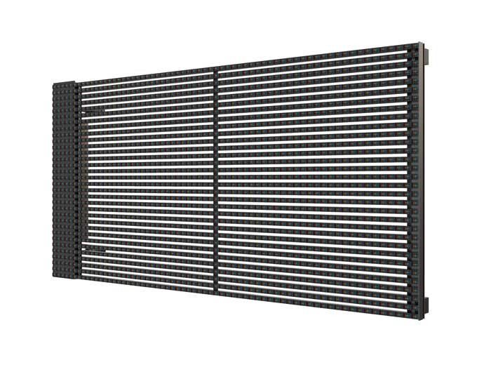 Quality P15.26 Outdoor Grill Screen , IP65 Transparent LED Advertising Screen for sale