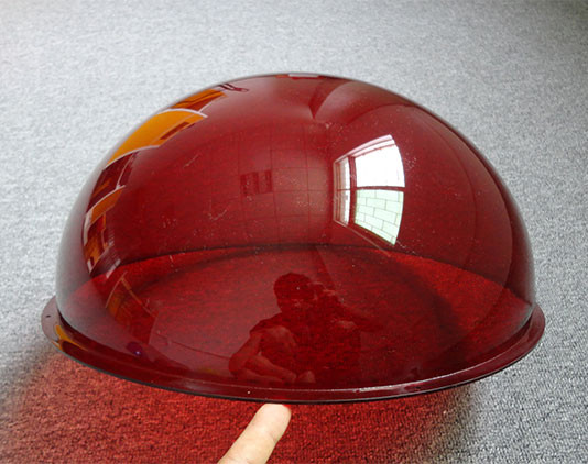 Quality BA (11) red transparent acrylic ball for sale