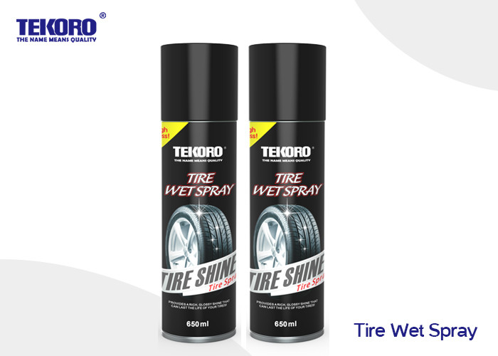 Quality Tire Wet Spray / Car Care Spray For Revealing High Level Deep Black Shine for sale