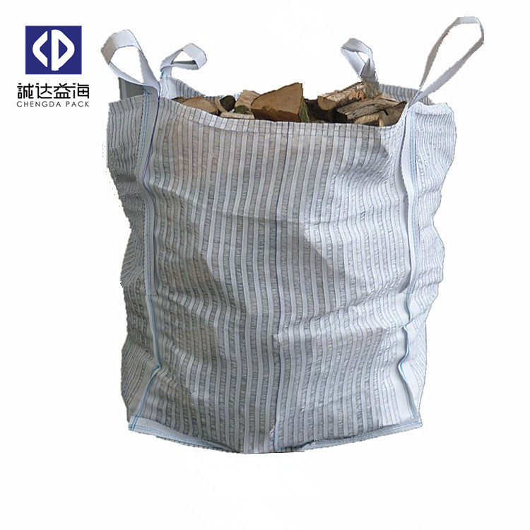 Quality Ventilated FIBC Bulk Bags / Bulk Firewood Bags For Potato Onion Vegetables for sale