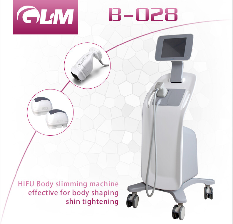 Quality High Intensity Focused Ulthasound Machine with 1.3cm and 0.8cm handle  For body slimming&skin tightening for sale