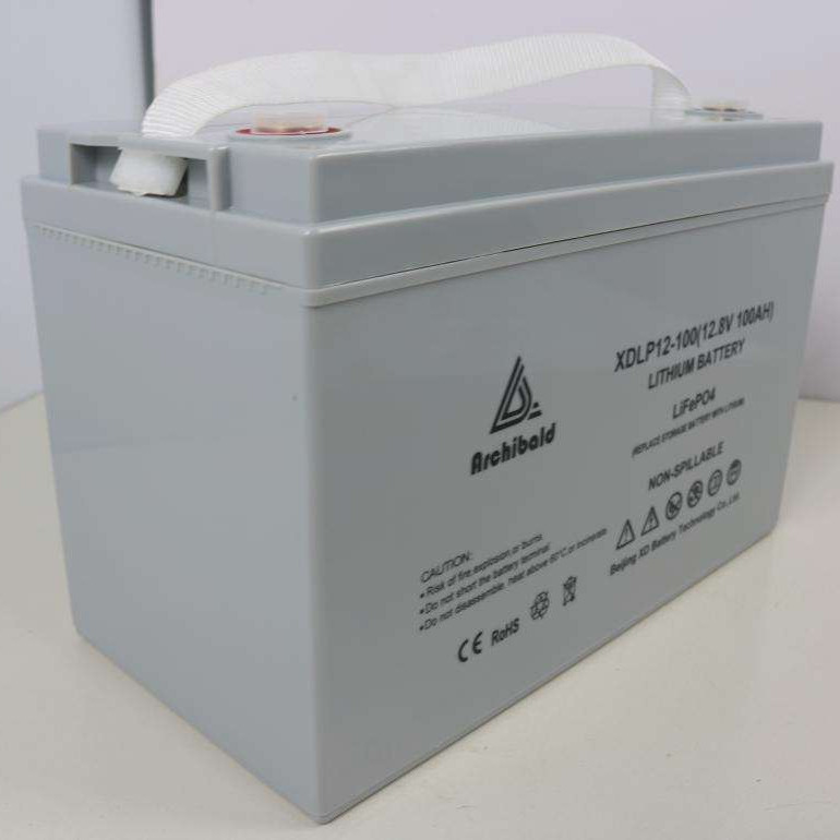 Quality New Design XD Lithium Ion RV Battery 12V 100AH Lithium Iron Phosphate Battery Storage for sale