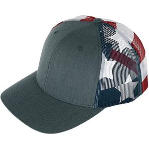 Quality 56cm Flat Brim Snapback Hats Plain Blank Black Trucker Cap for sale