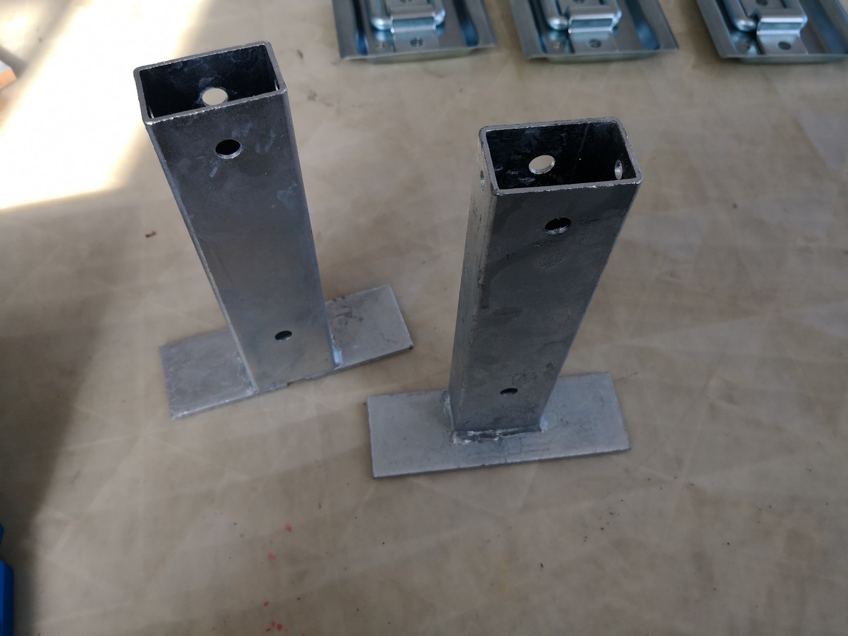 Quality Q235 Hot Galvanized Bracket Welding Stamping Parts for sale