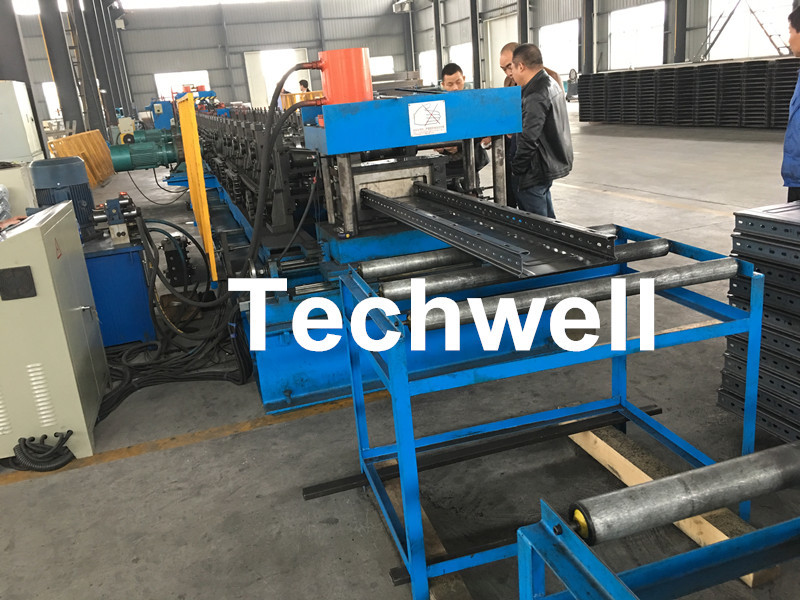 Quality High Speed Cable Tray Roll Forming Machine With 18 Steps Forming Stations for sale