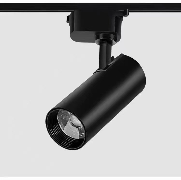 Quality Black LED Track Spotlights , Slim LED Cob Track Light AC220-240V IP20 Waterproof for sale