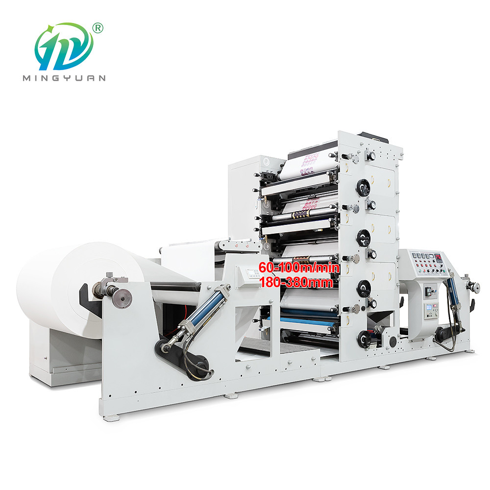 Quality 60-100m/Min Fully Automatic Flexo Printing Machine With 4 Colors for sale