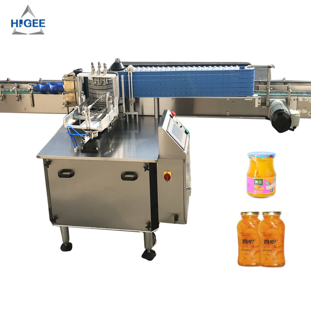 Quality Best canned vegetable labeling machine with mixed vegetables in can canned turn in vegetable wet glue labeling machine for sale