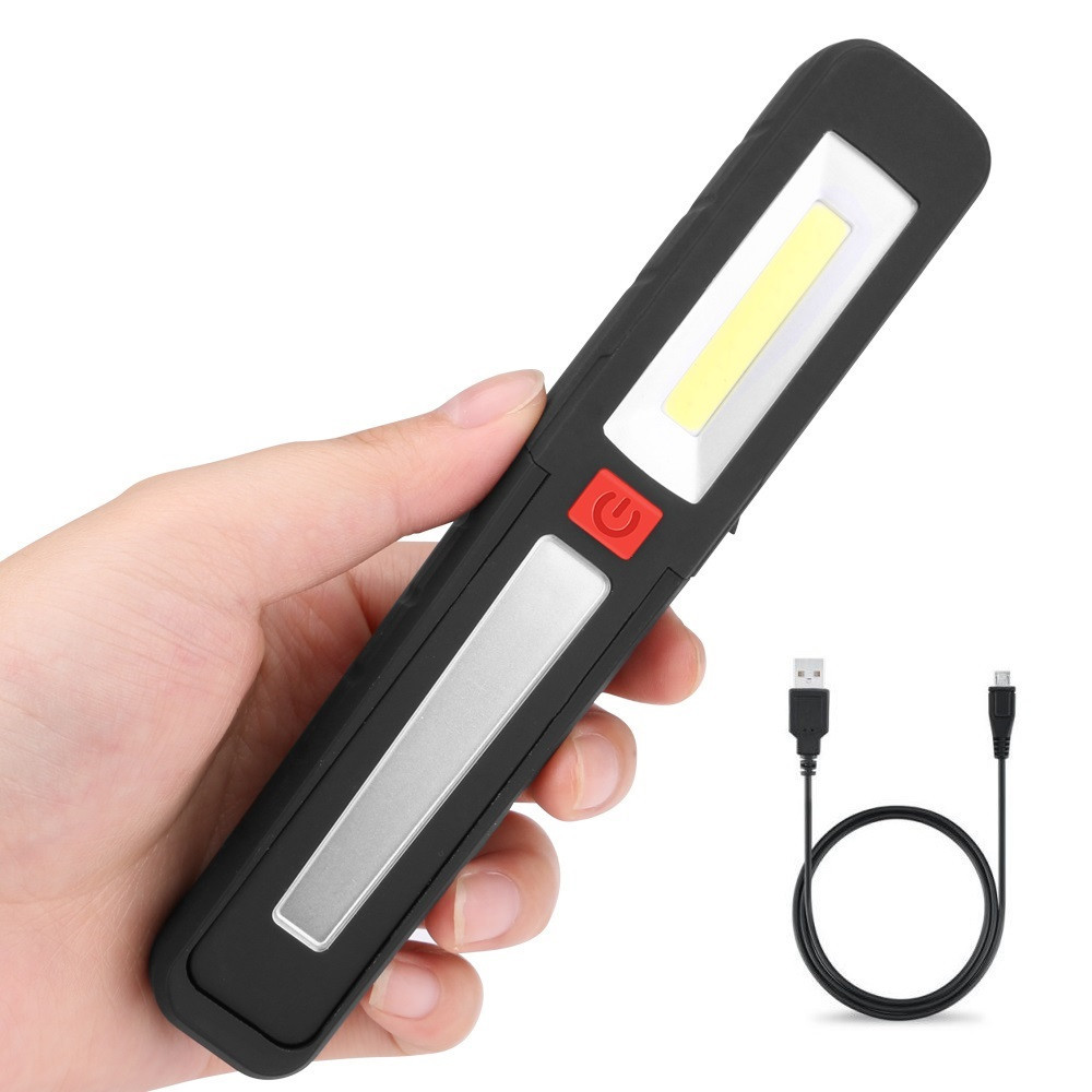 Quality Cxfhgy 2 in 1 Flashlight Floodlight 3 Modes COB LED Hand Torch Camping Magnetic Work Light Auto Inspection Repairing Lam for sale