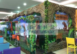 Quality Special 5D Theater System With Dinosaur Cabin And High Definition Screen for sale
