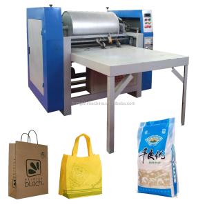 Quality 1-5 colors offset tote cloth non woven paper bag printing machine price for sale