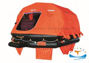 Quality Emergency Self Inflating Raft Safe Fast Boarding 6-37 Person Customized Service for sale