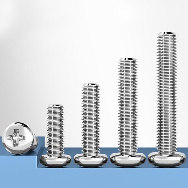 Carbon Steel Pan Head Screw M3 - M12 Self Tapping Round Head Screws