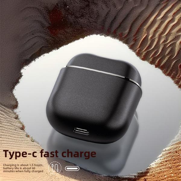 Portable Mini Dual-Head Electric Shaver Fully Washable with Magnetic Floating Design for Men