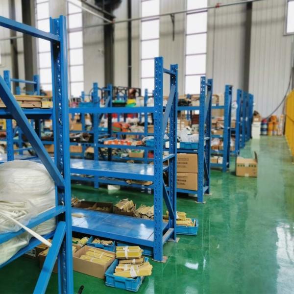 5 Shelves Boltless And Rivet Storage Racks Custom Warehouse Racking