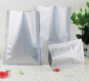 China Heat Sealable Aluminum Foil Packaging Small Bags With Tear Notches Mylar Vacuum Sealer Smell Leak Proof Pouches on sale