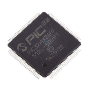 China MICROCHIP PIC32MX360F512L-80I/PT 32-bit Microcontrollers Chips Integrated Circuits IC on sale